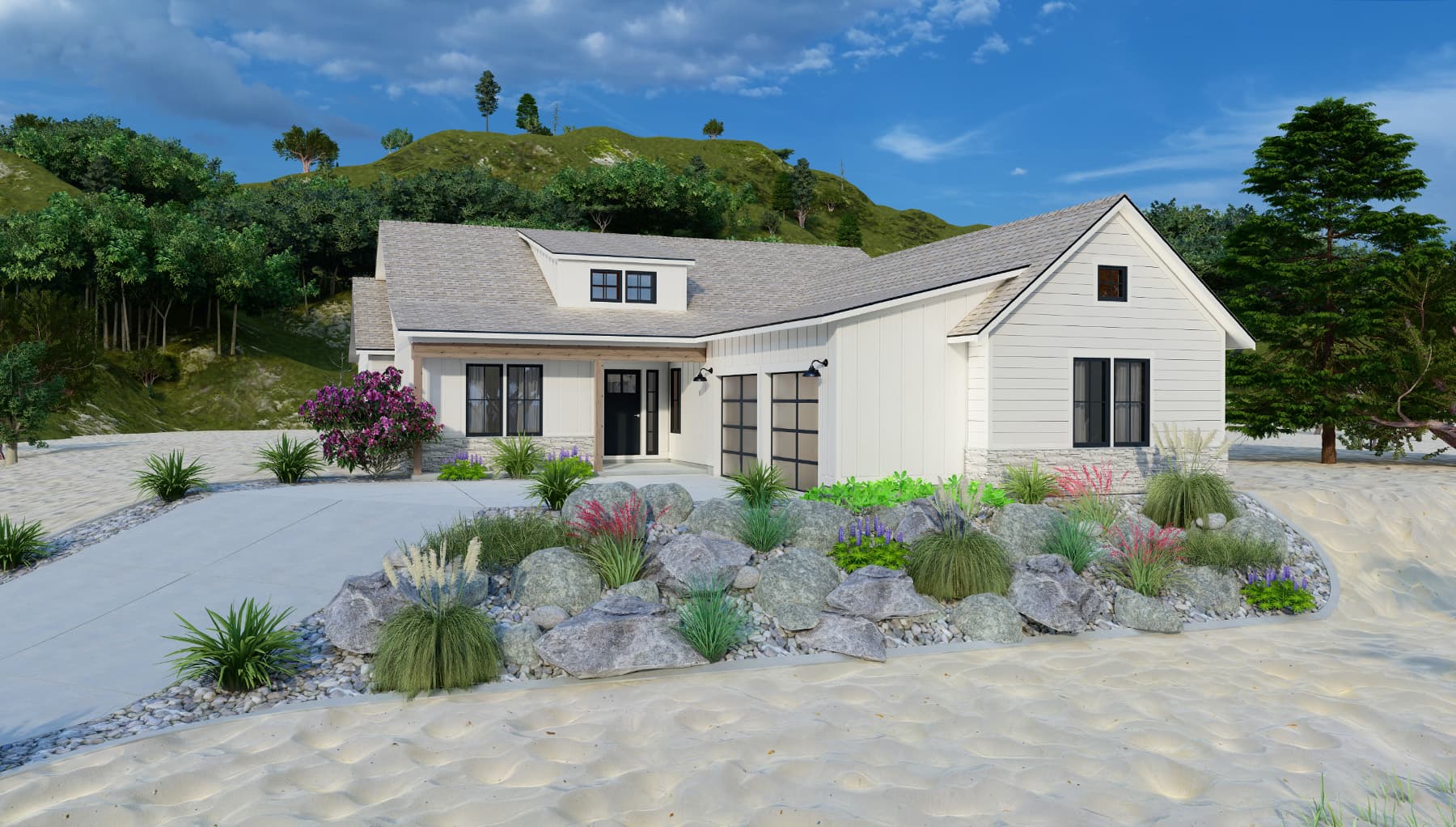 Verbena Farmhouse Front