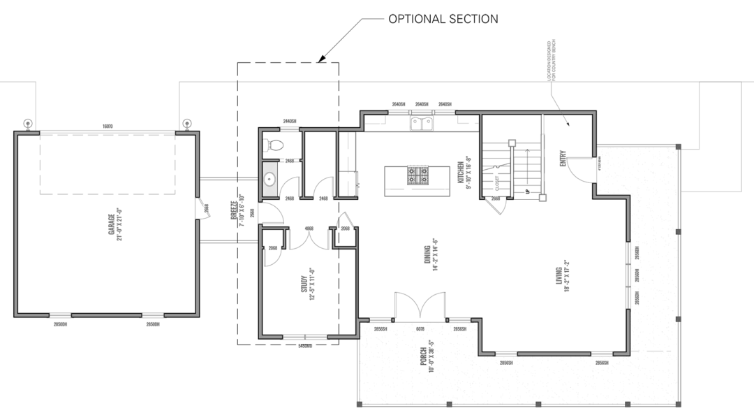 floor plan of Orcas homes